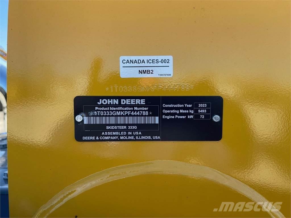 John Deere 333G Skid steer loaders