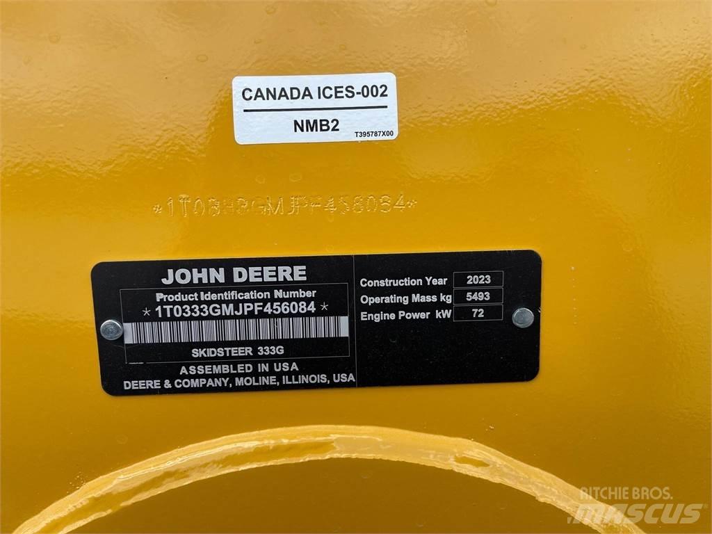 John Deere 333G Skid steer loaders