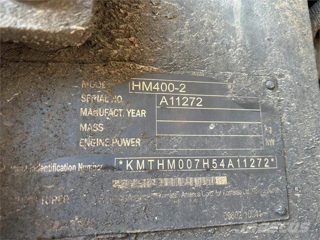 Komatsu HM400-2 Articulated Dump Trucks (ADTs)