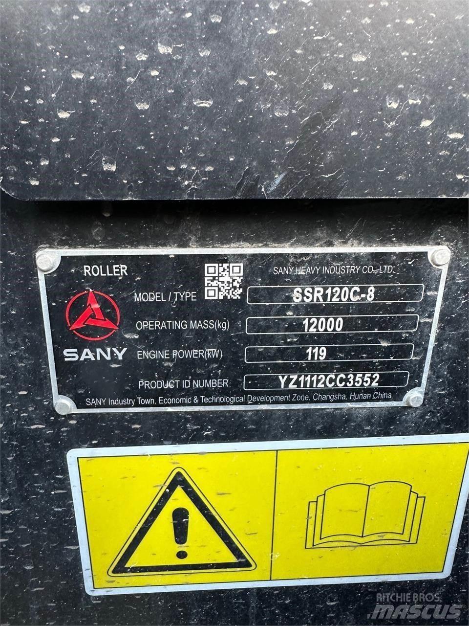 Sany SSR120C-8 Twin drum rollers
