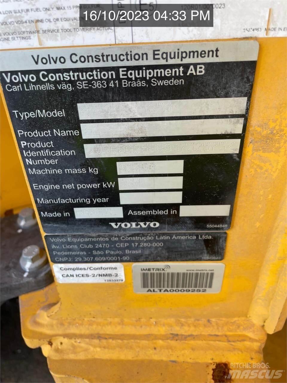 Volvo A25G Articulated Dump Trucks (ADTs)