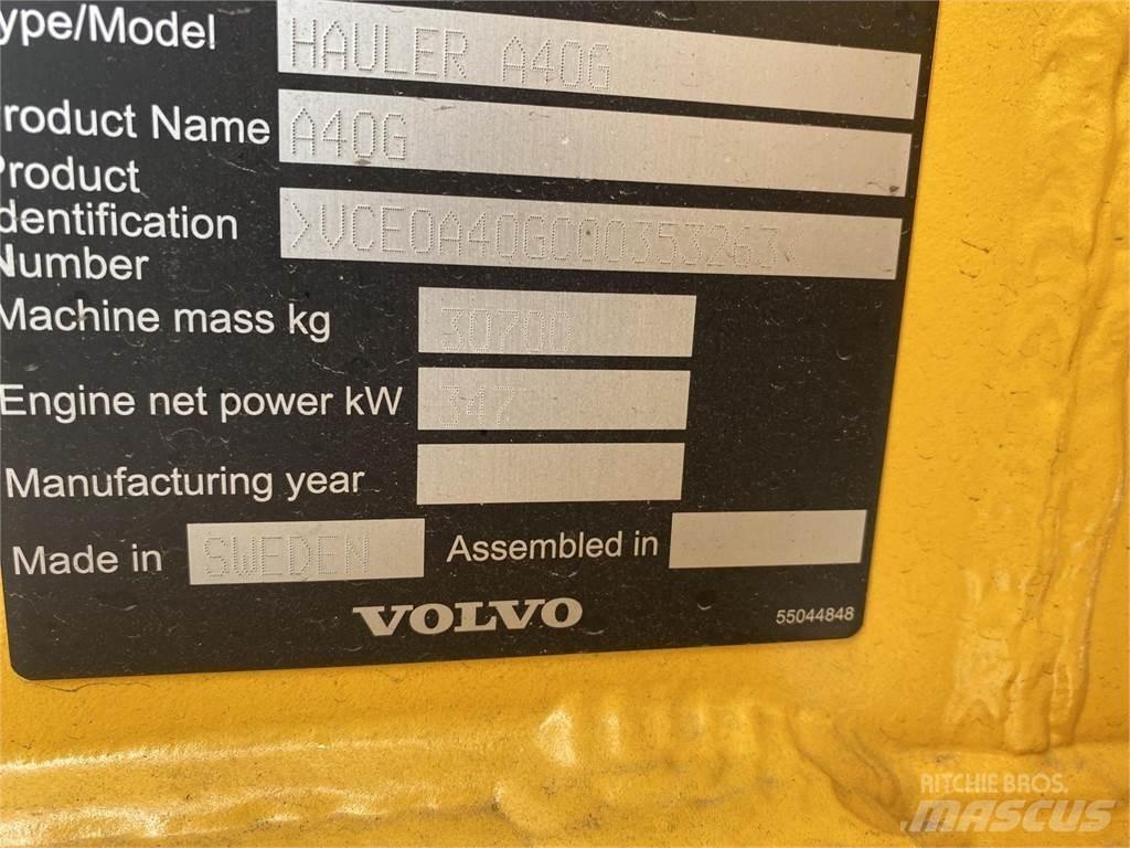Volvo A40G Articulated Dump Trucks (ADTs)