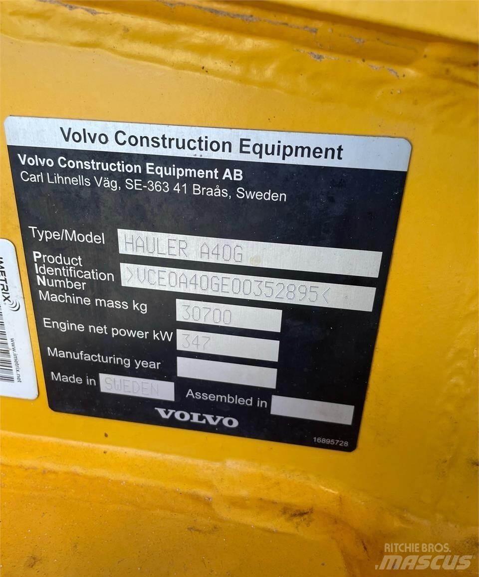 Volvo A40G Articulated Dump Trucks (ADTs)