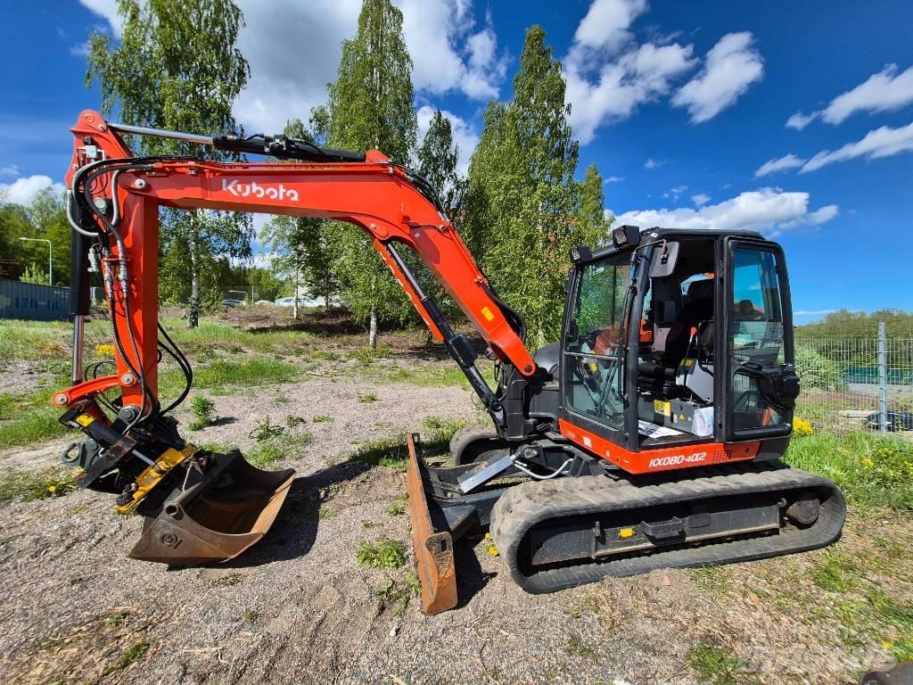 Kubota KX 080-4 Midi excavators  7t - 12t