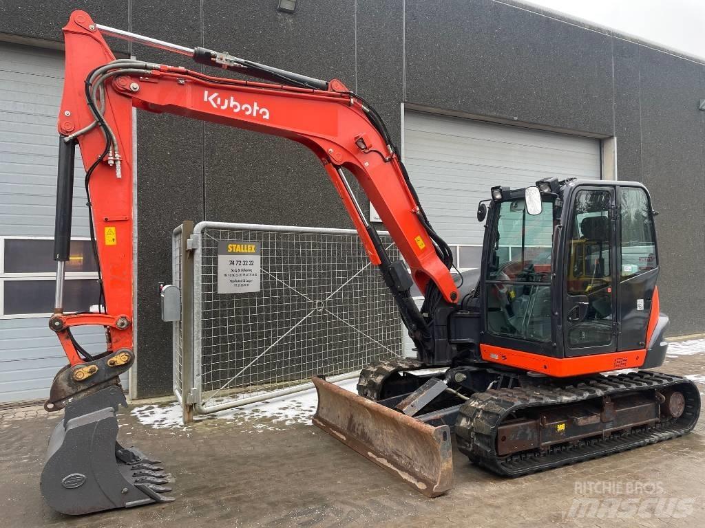 Kubota KX080-4a Midi excavators  7t - 12t