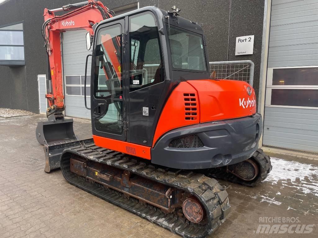 Kubota KX080-4a Midi excavators  7t - 12t