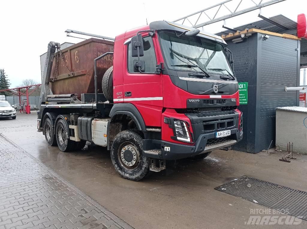 Volvo FMX 400 Skip loader trucks