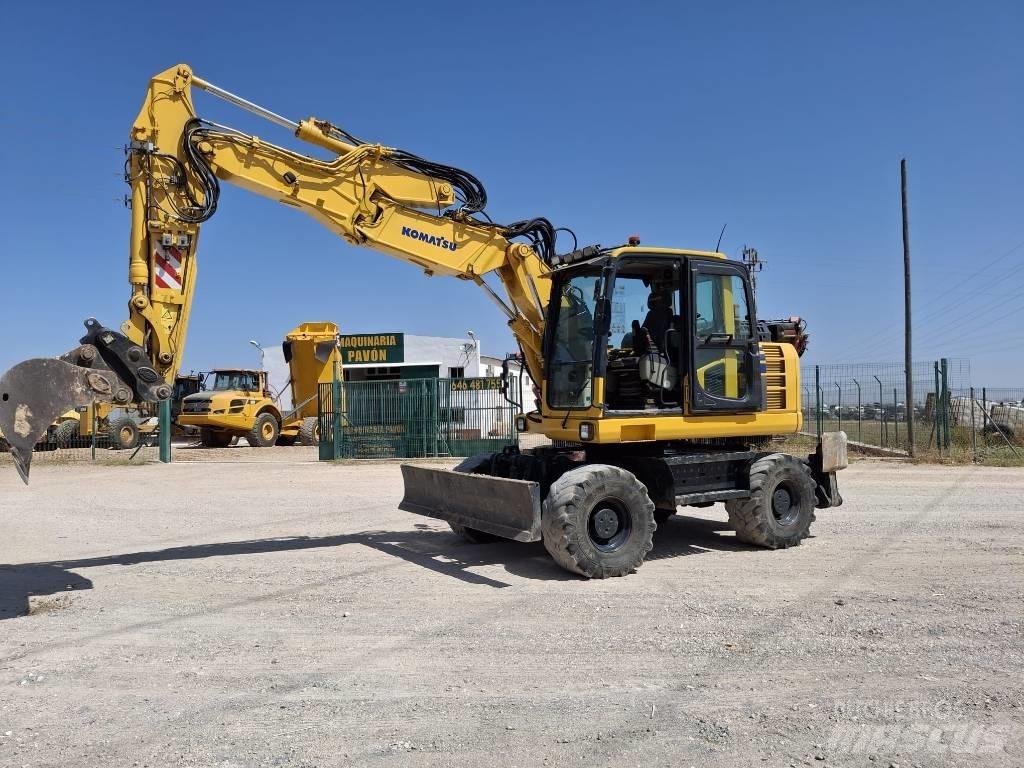 Komatsu PW 148-8 Wheeled excavators