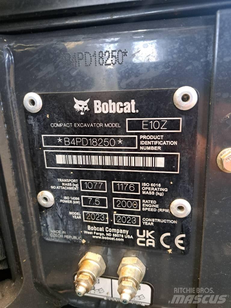 Bobcat E10Z Mini excavators < 7t (Mini diggers)