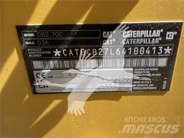 CAT CB2.7 GC Single drum rollers