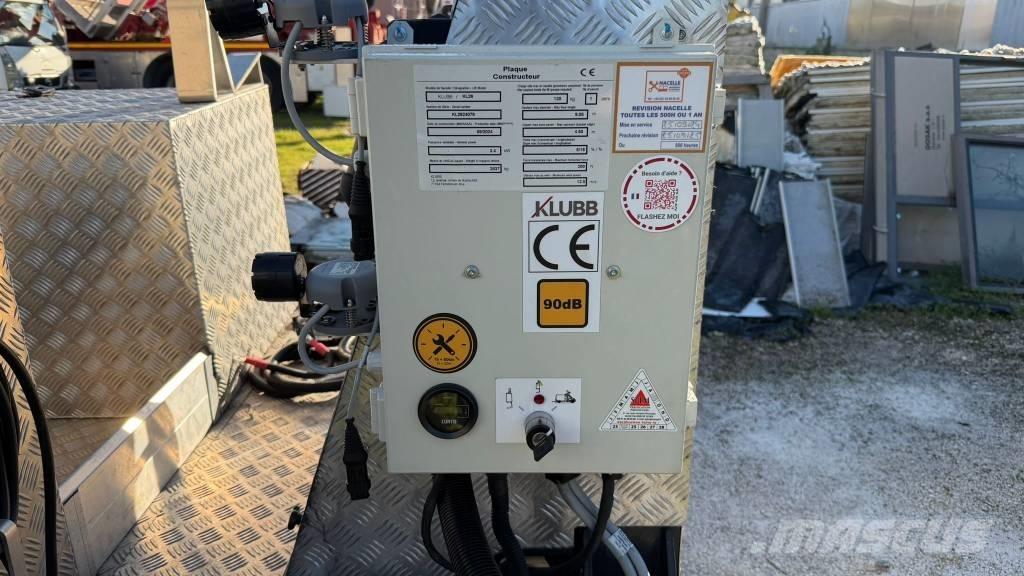 Klubb KL26 Trailer mounted aerial platforms