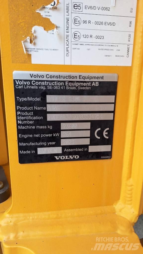 Volvo A 30 G Articulated Dump Trucks (ADTs)