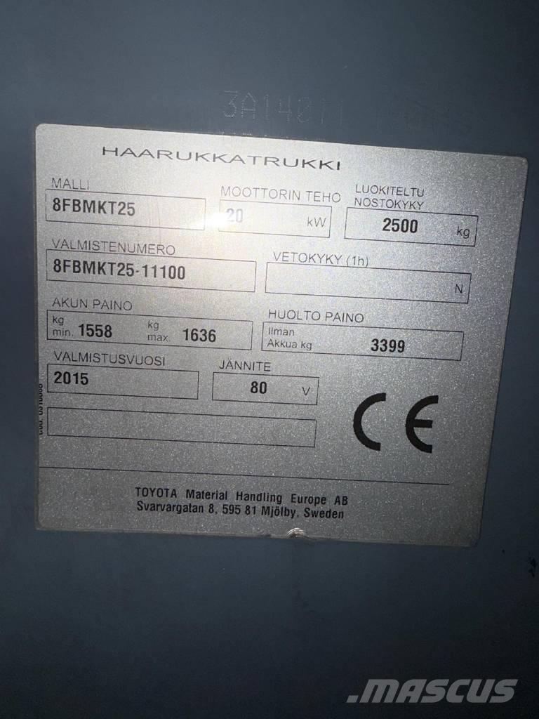 Toyota 8 FBMKT 25 Electric forklift trucks