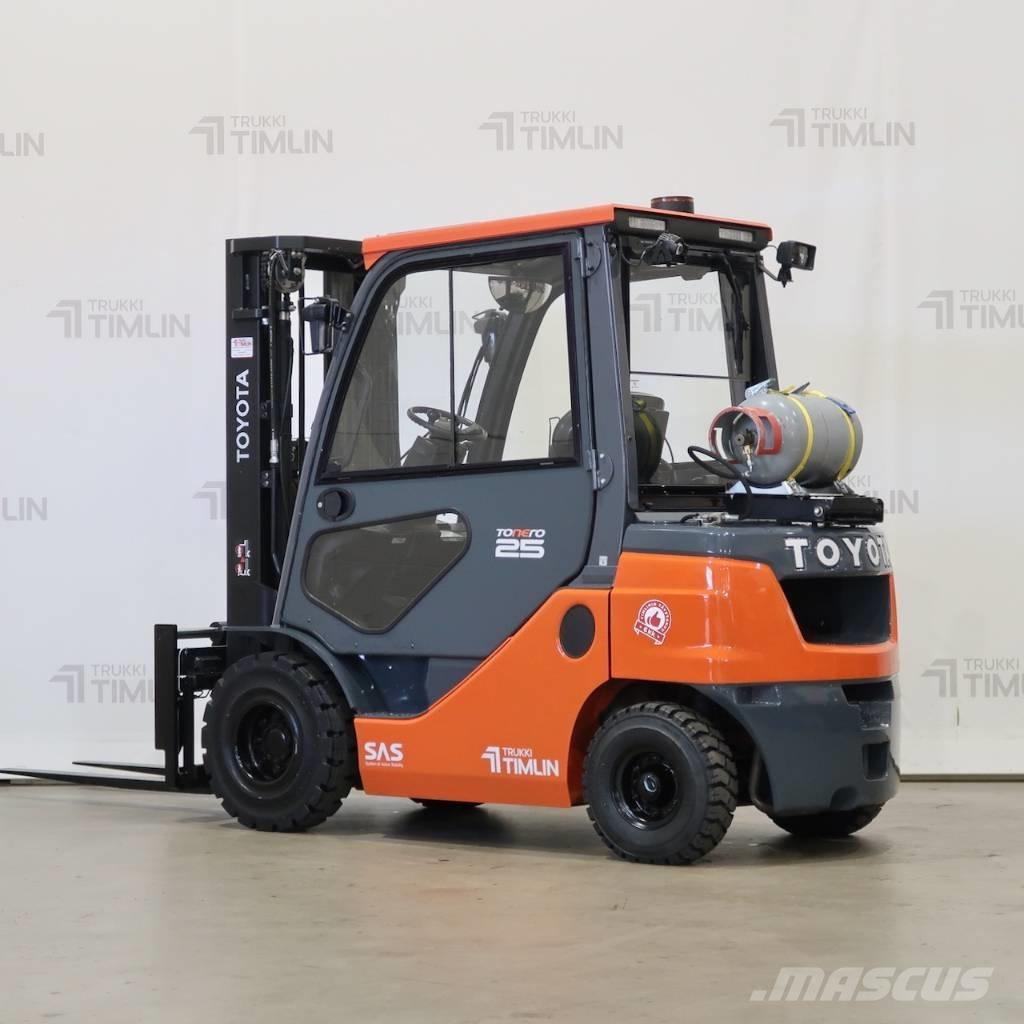 Toyota 02-8FGF25 LPG trucks