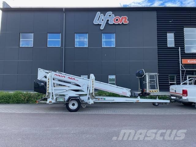 Dino 260 XTD Skylift Trailer mounted aerial platforms