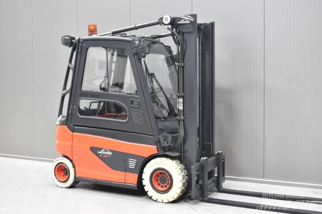 Linde E 25 Electric forklift trucks