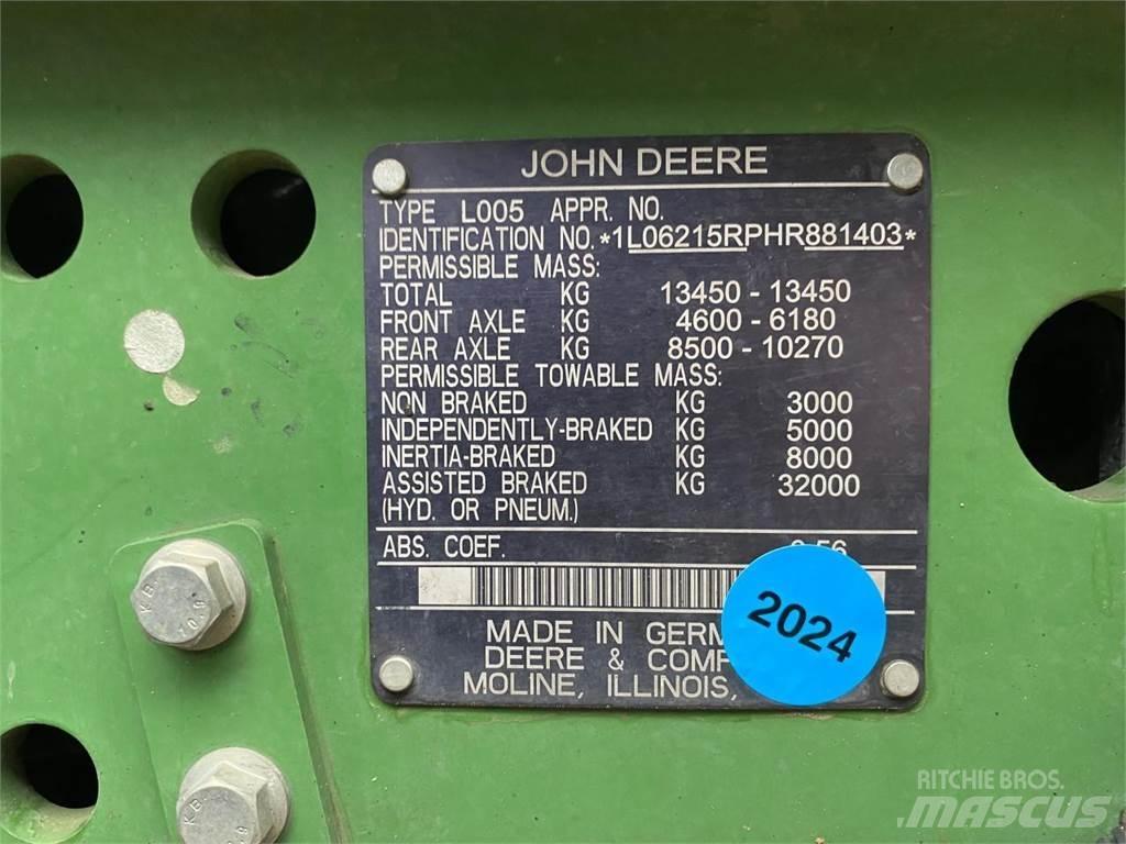 John Deere 6215R Tractors