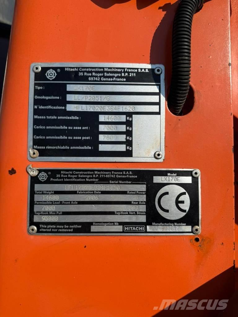 Hitachi LX 170 E Wheel loaders