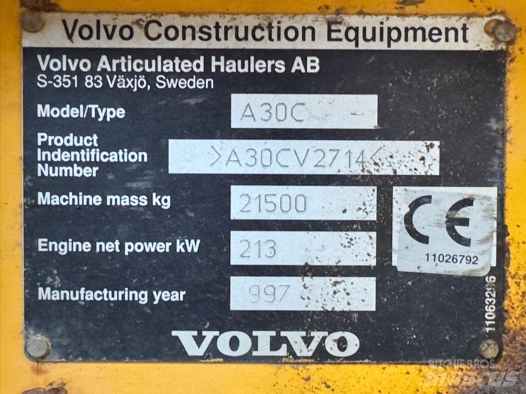 Volvo A 30 C Articulated Dump Trucks (ADTs)