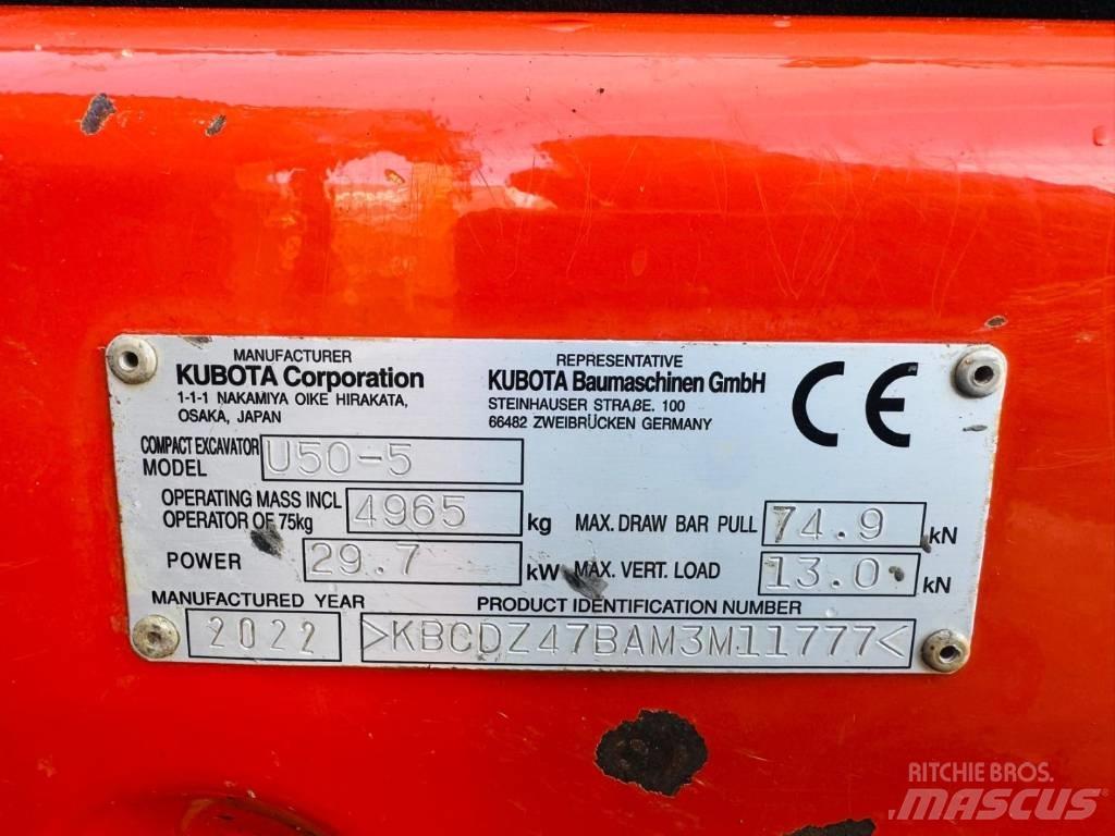 Kubota U50-5 Mini excavators < 7t (Mini diggers)