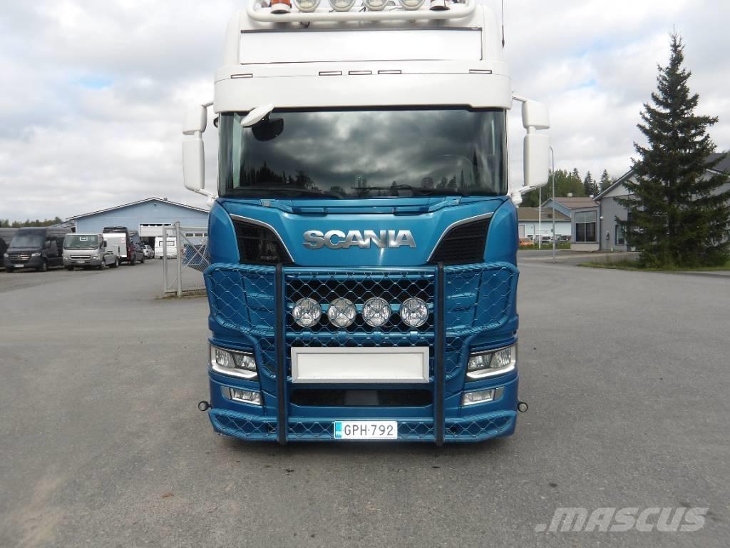 Scania R580 6x2 Hook lift trucks