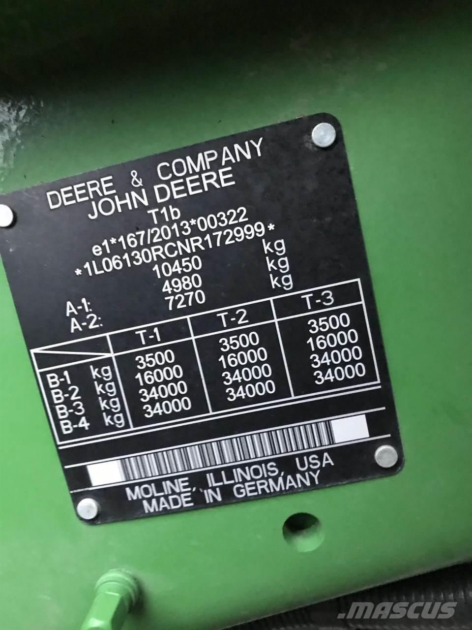 John Deere 6R 130 Tractors