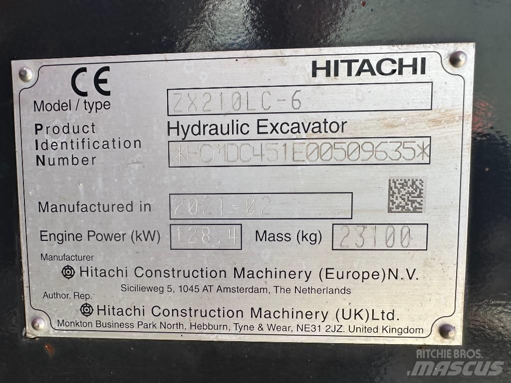 Hitachi ZX 210 LC-6 Crawler excavators
