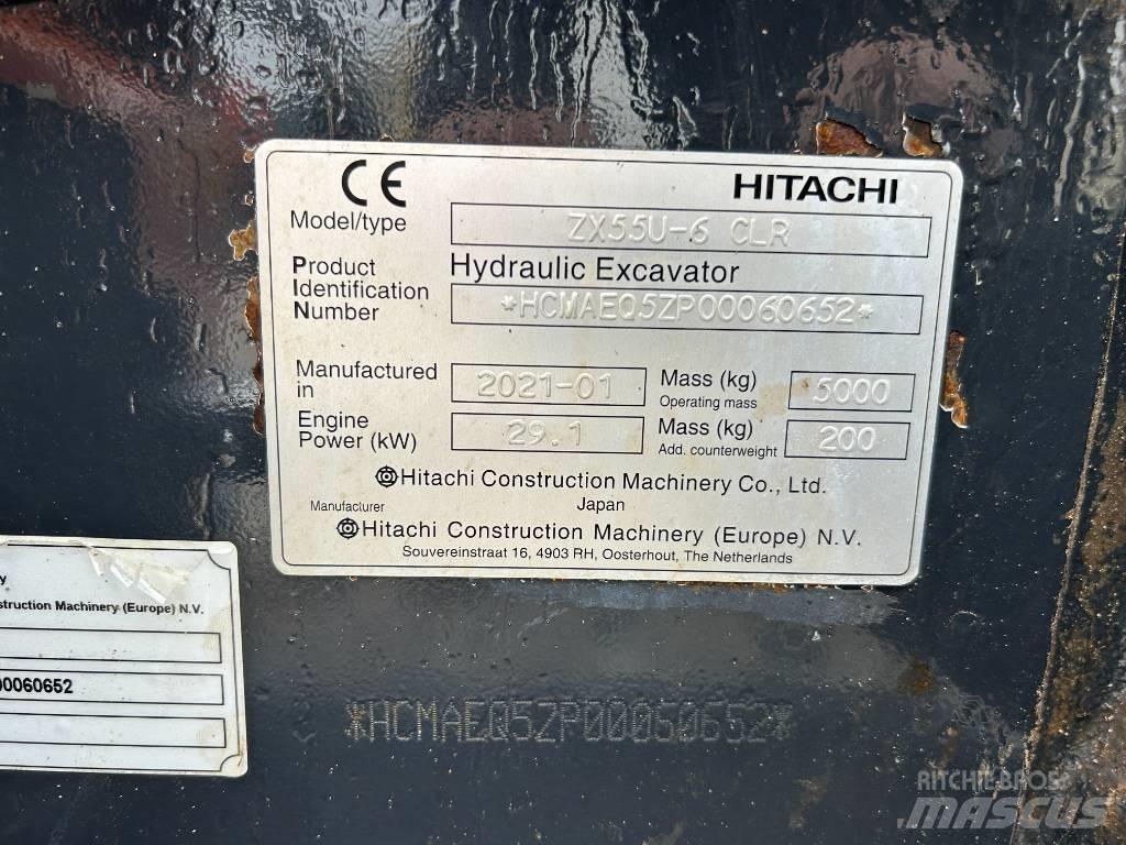 Hitachi ZX55U-6 Mini excavators < 7t (Mini diggers)