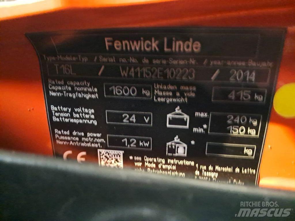 Linde T16L Low lifter