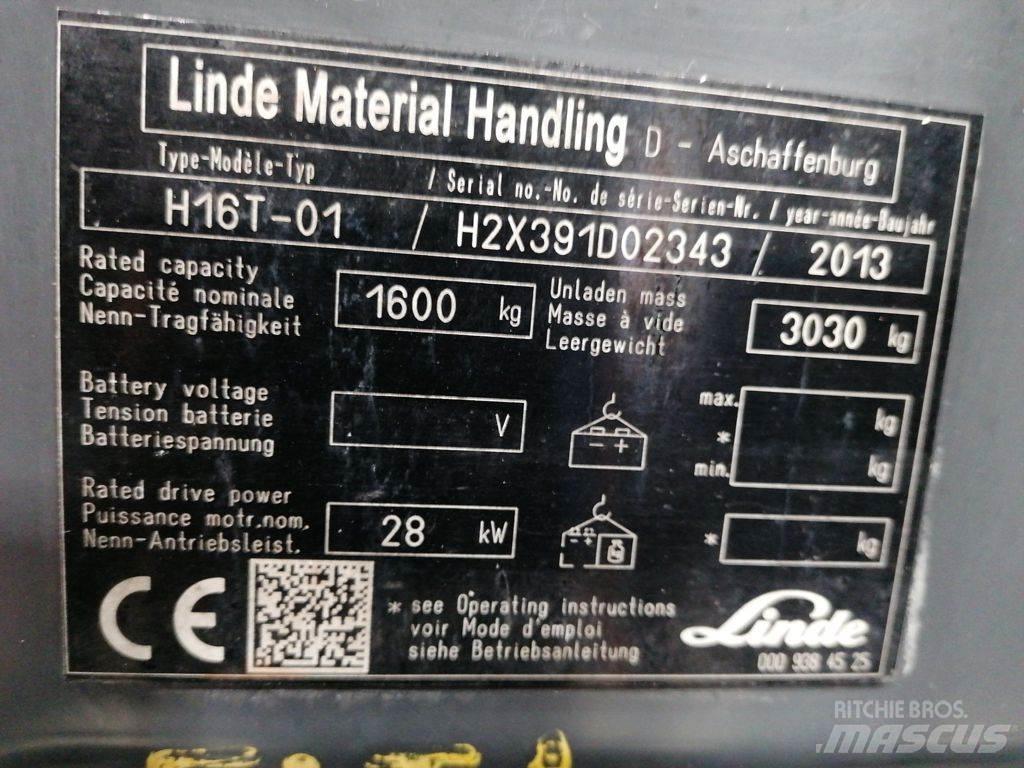 Linde H16T-01 LPG trucks