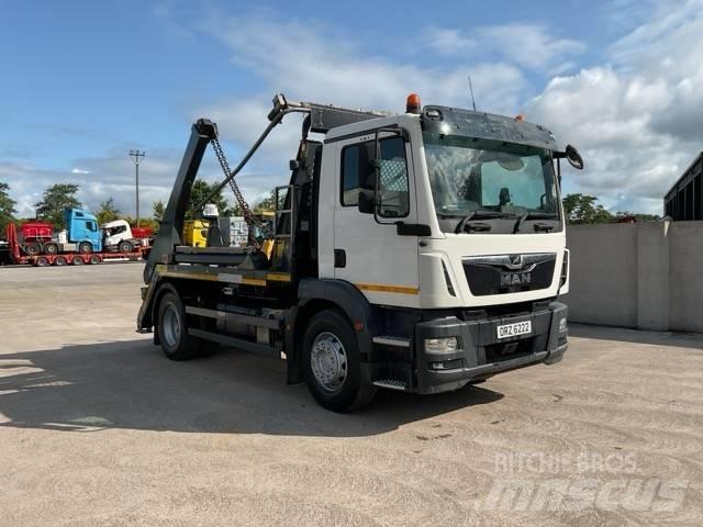 MAN TGM 18.250 Skip loader trucks