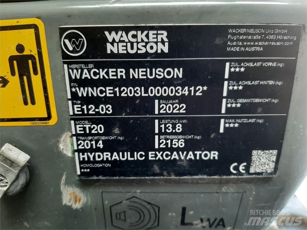 Wacker Neuson ET20 Crawler excavators