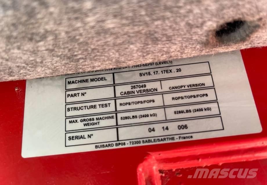 Yanmar SV 15 Mini excavators < 7t (Mini diggers)
