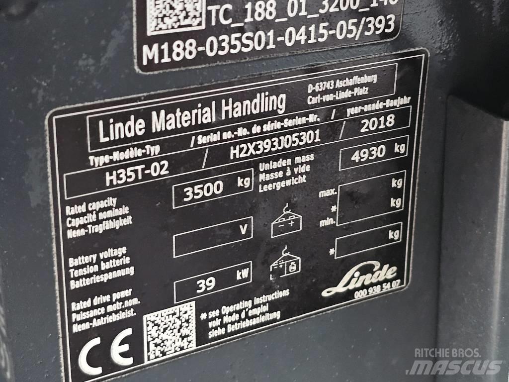 Linde H35T-02 LPG trucks