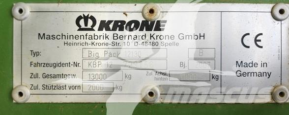 Krone BP12130 Square balers