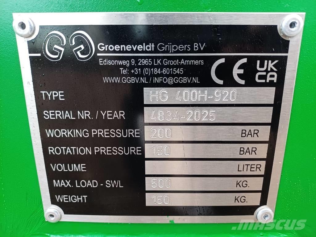 Groeneveldt 400H Grapples