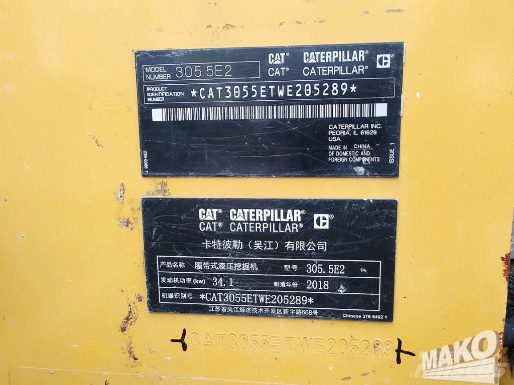 CAT 305.5 E2 Crawler excavators