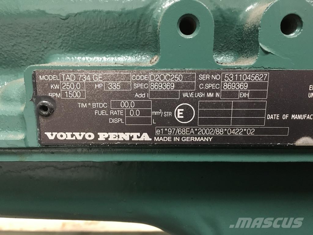 Volvo TAD734GE NEW Engines