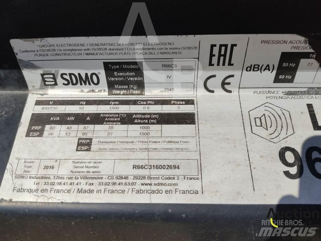 Sdmo R66C3 Diesel Generators