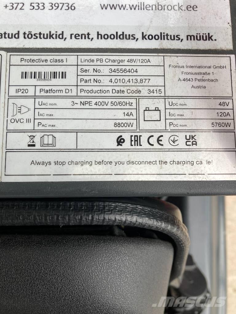 Linde EG20PH/1275-02 Electric forklift trucks