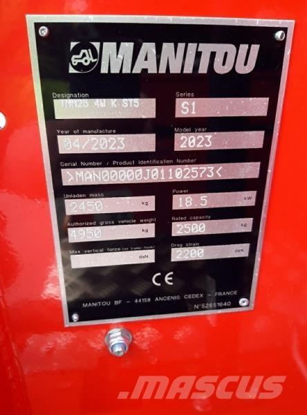 Manitou TMM25 4W Truck mounted forklifts