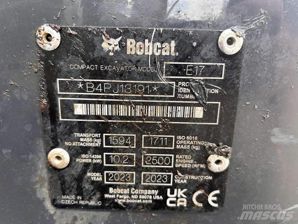 Bobcat E17 Mini excavators < 7t (Mini diggers)