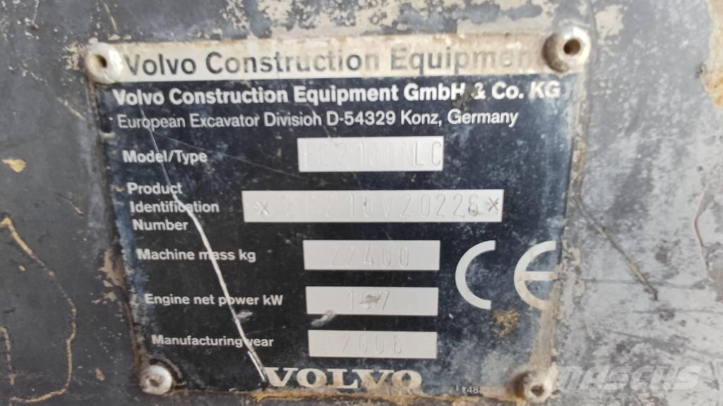 Volvo EC 210 B N LC Crawler excavators
