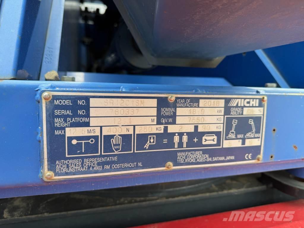Aichi SR 12 CSM Telescopic boom lifts