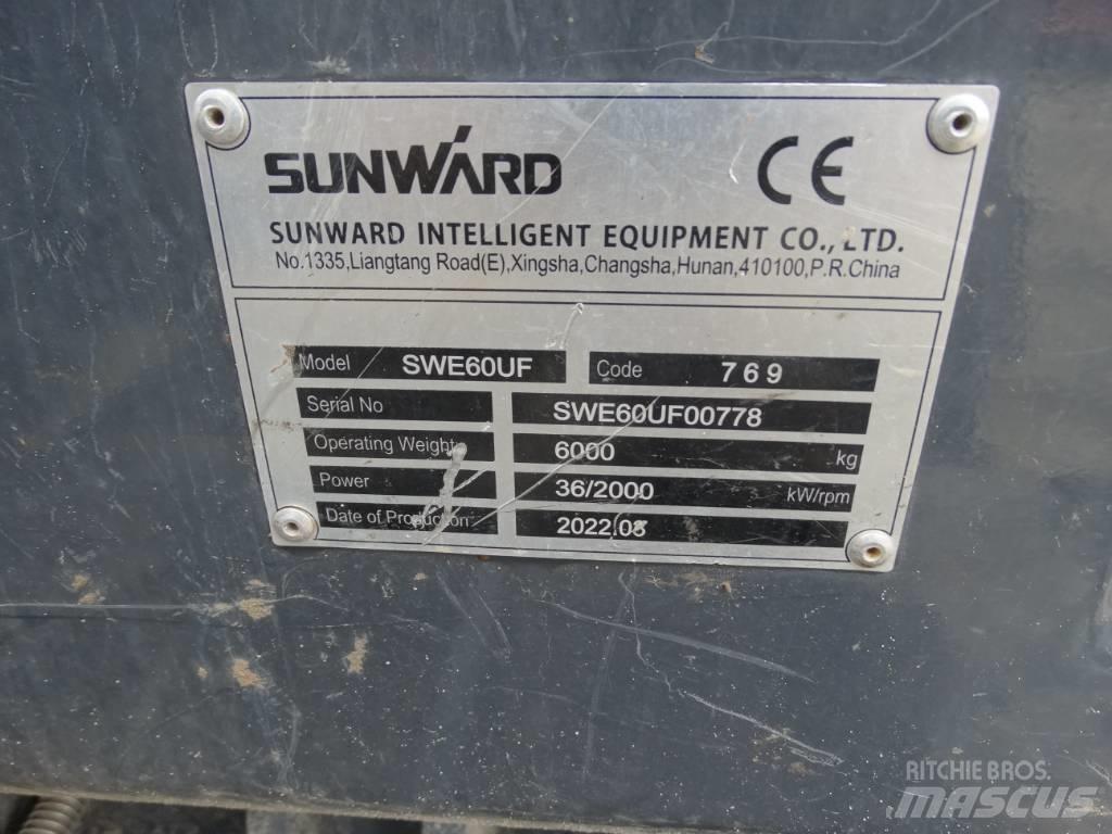 Sunward SWE 60 UF Midi excavators  7t - 12t