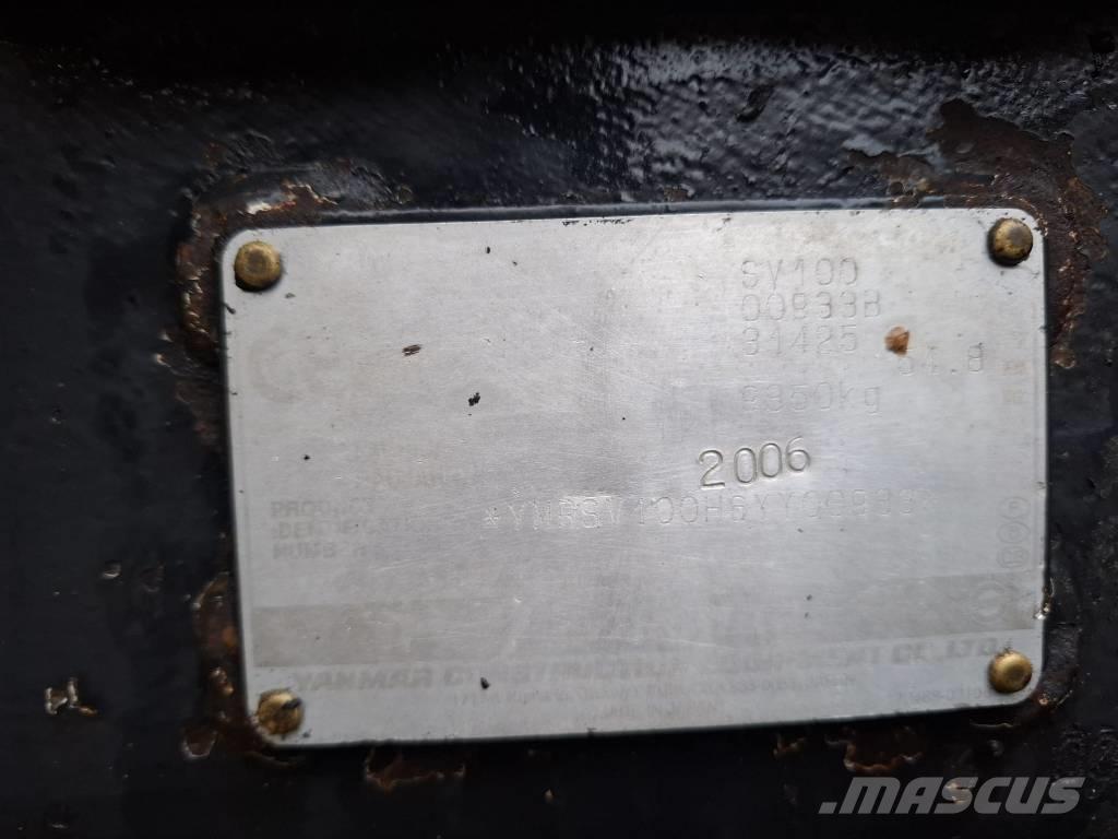 Yanmar SV 100 Midi excavators  7t - 12t