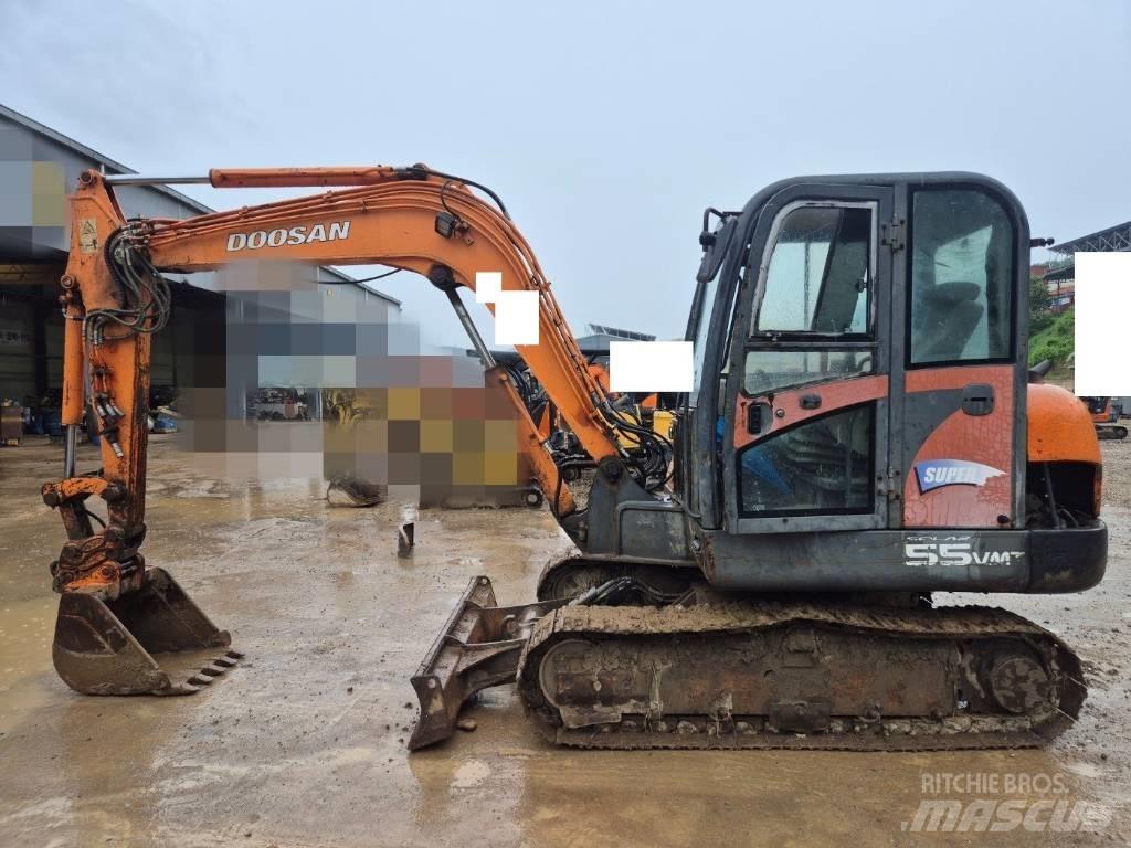 Doosan Solar 55 V Mini excavators < 7t (Mini diggers)