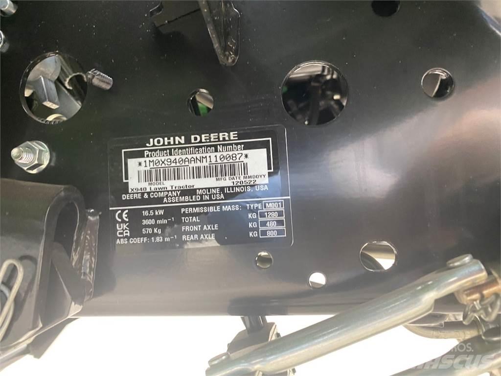 John Deere X940 Mowers