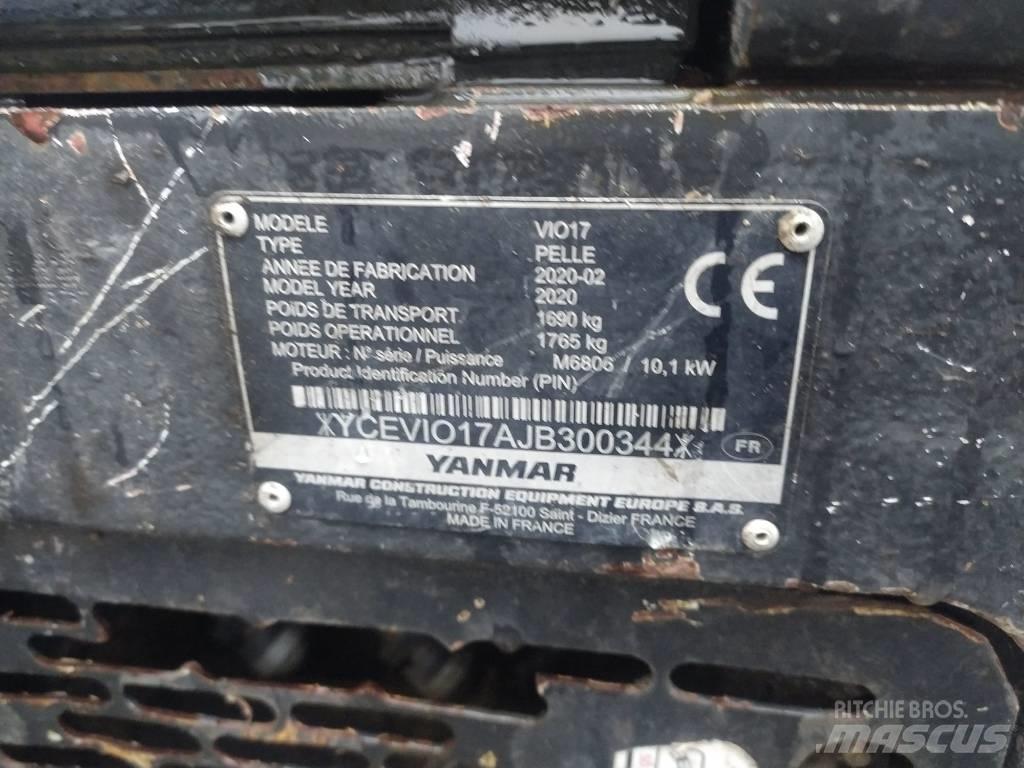 Yanmar Vio 17 U Mini excavators < 7t (Mini diggers)