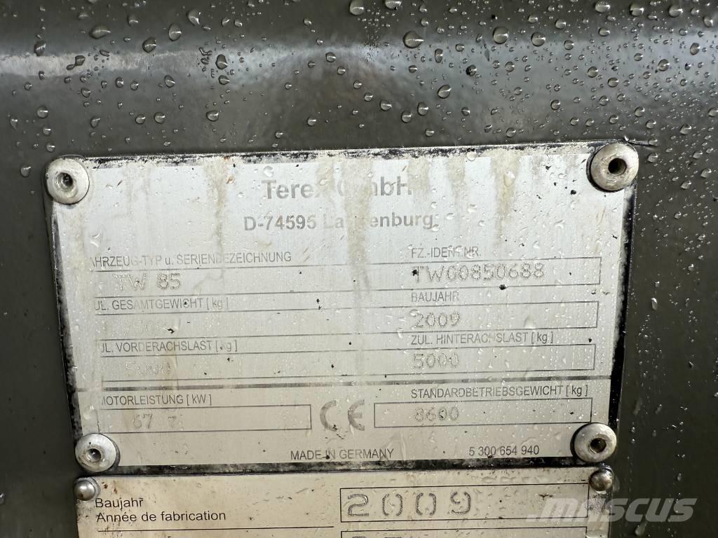 Terex TW 85 Wheeled excavators